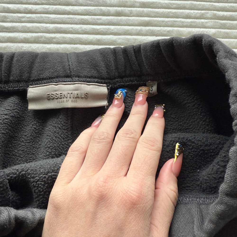 Essentials Charcoal Joggers with Drawstring - image 4